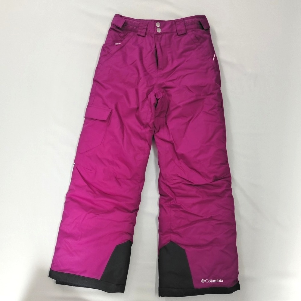 Columbia Kids M Purple "Outgrown" Adjustable Omni-Heat-Tech Snow Ski Pants